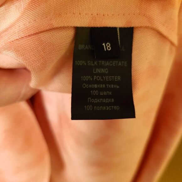 Brandon Maxwell Lip Print Silk A-line Maxi Dress - Picture 7 of 16